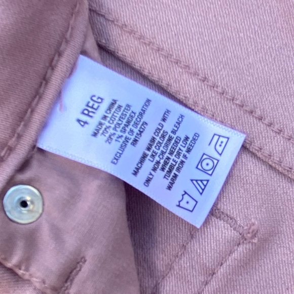 Aeropostale pink high waist skinny jeans size 4 regular - Picture 8 of 12